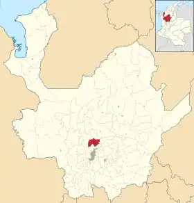 Localisation de San Pedro de los Milagros