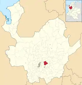 Localisation de San Vicente