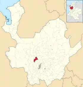 Localisation de Sopetrán