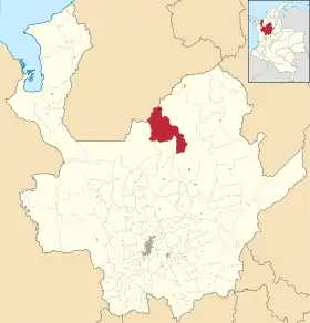 Localisation de Tarazá