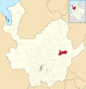 Localisation de Vegachí