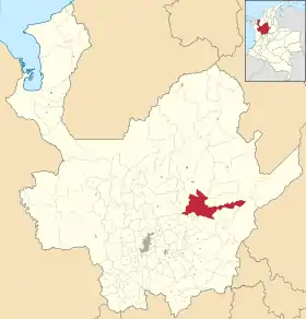 Localisation de Yolombó
