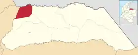 Localisation de Saravena