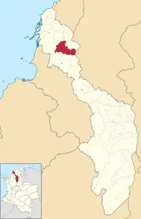 Localisation de San Juan de Nepomuceno