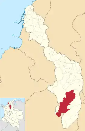 Localisation de Santa Rosa del Sur
