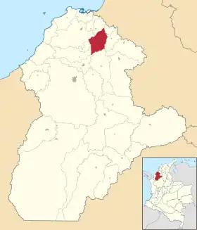Localisation de Chimá