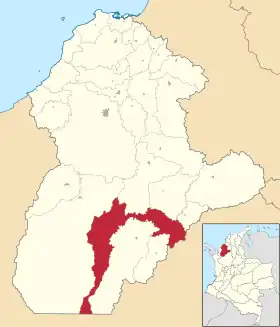 Localisation de Montelíbano