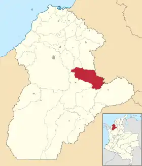 Localisation de Pueblo Nuevo