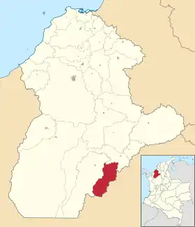 Localisation de San José de Uré