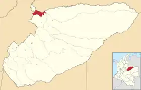 Localisation de Sácama