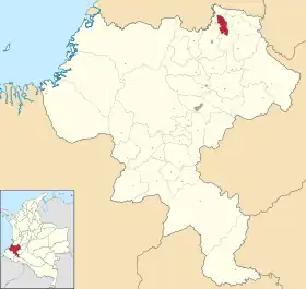 Localisation de Guachené