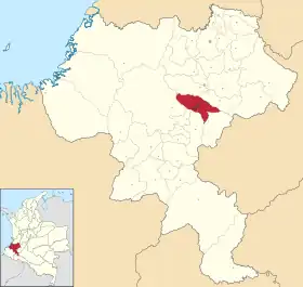 Localisation de Popayán