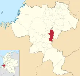 Localisation de Sotará