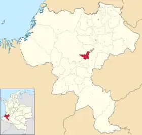 Localisation de Timbío