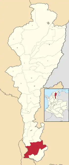 Localisation de San Martín