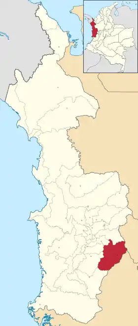 Localisation de San José del Palmar