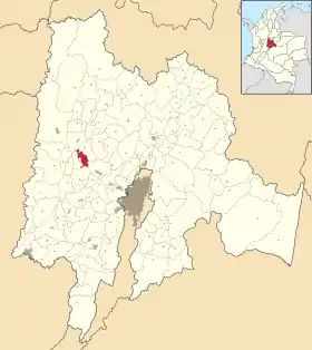 Localisation de Albán