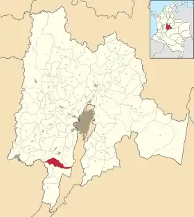 Localisation de Arbeláez