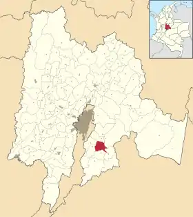 Localisation de Cáqueza