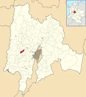 Localisation de Cachipay