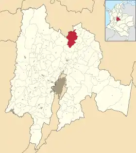 Localisation de Carmen de Carupa