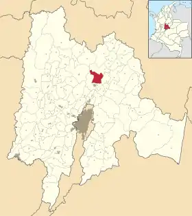 Localisation de Cogua