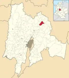 Localisation de Cucunubá