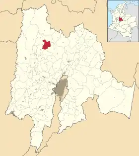 Localisation de El Peñón