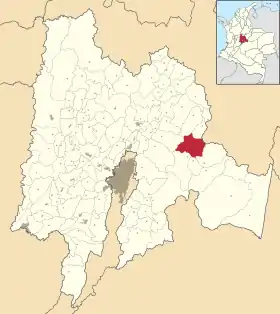 Localisation de Gachetá