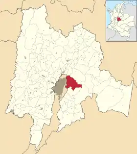 Localisation de La Calera