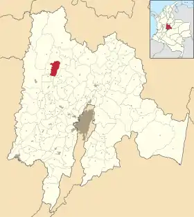 Localisation de La Peña