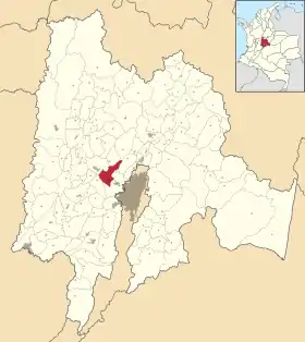 Localisation de Madrid