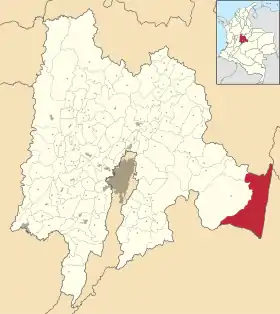 Localisation de Paratebueno
