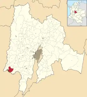 Localisation de Ricaurte