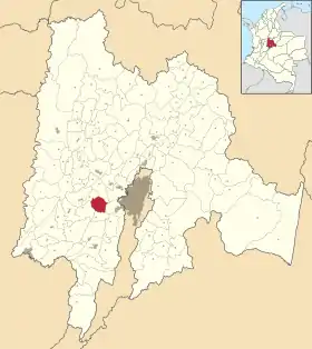 Localisation de San Antonio del Tequendama