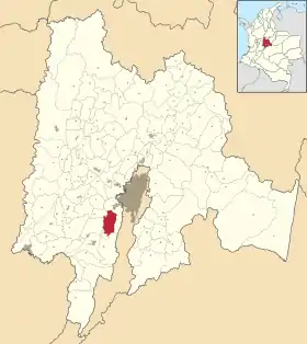 Localisation de Sibaté