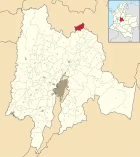 Localisation de Simijaca