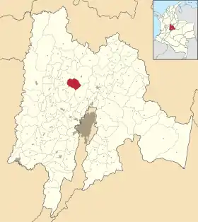 Localisation de Supatá