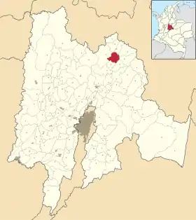 Localisation de Ubaté