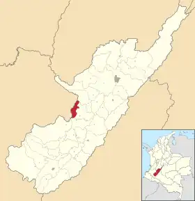 Localisation de Nátaga