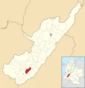 Localisation de Timaná