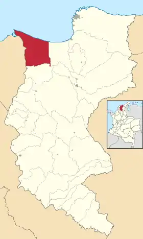 Localisation de Sitionuevo