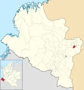 Localisation de Albán