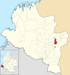 Localisation de Chachagüí