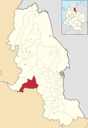 Localisation de Cáchira