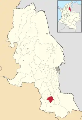 Localisation de Cácota