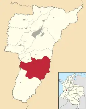 Localisation de Pijao