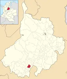 Localisation de Chipatá