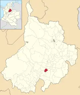 Localisation de Guapotá