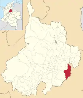 Localisation de Onzaga